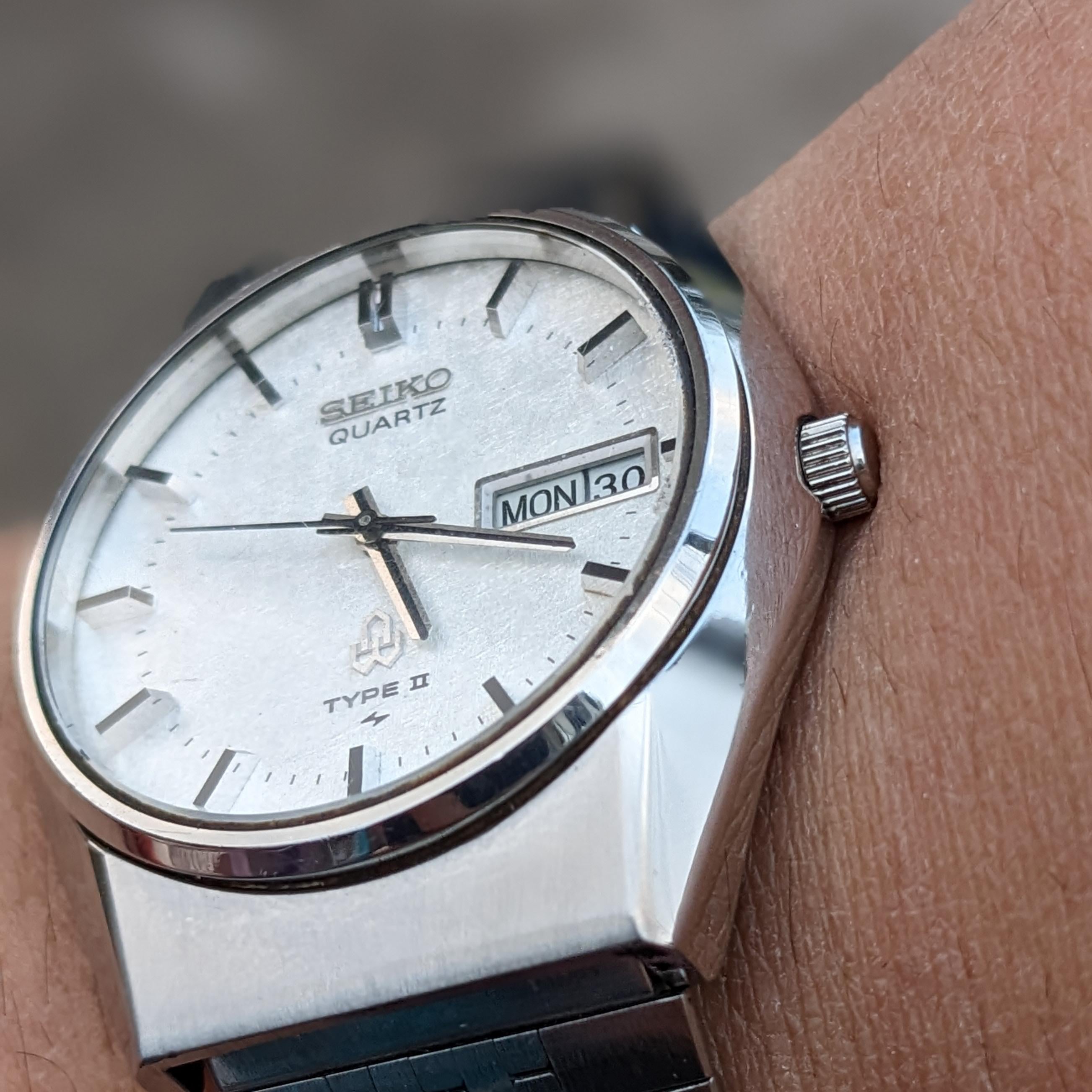 4316-8010 Type Seiko セイコー II Dial SEIKO 稼働 QZ タイプ2 