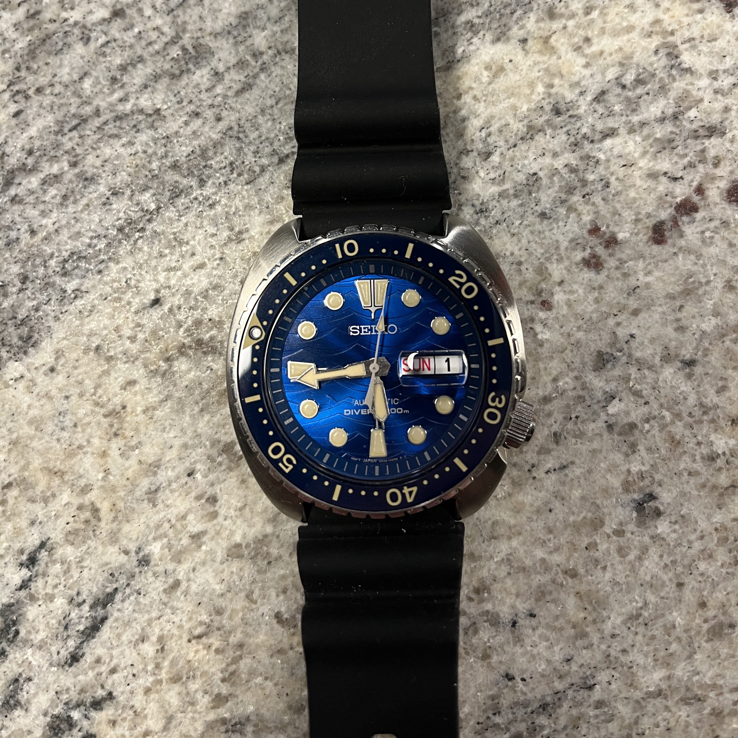 Reduced BNIB Seiko SRPE07 Blue King Turtle WatchCharts Marketplace