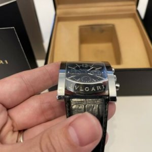 BVLGARI Assioma Chronograph Steel Automatic Mens Watch AA44SCH