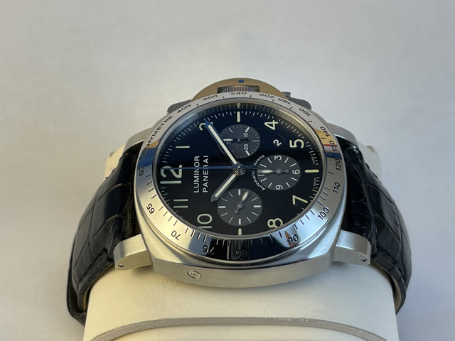 FS Rare Panerai PAM 162 F Serial Luminor Chrono 44mm Stainless