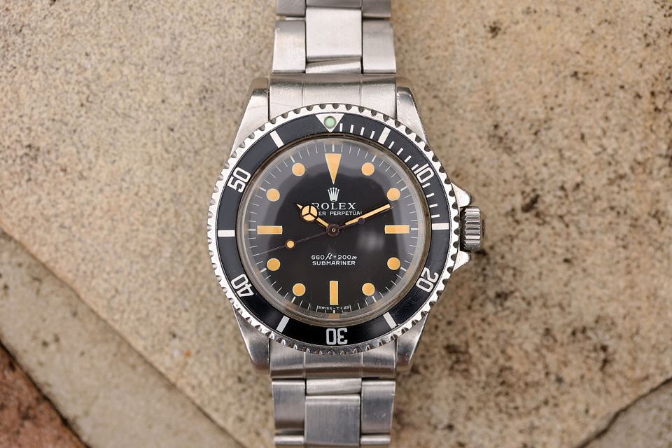 1971 Rolex Submariner 5513 Vivid Yellow Patina WatchCharts