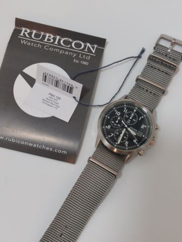 Pulsar Chronograph Grey Men's Watch PM3129X1 Military NATO RAF