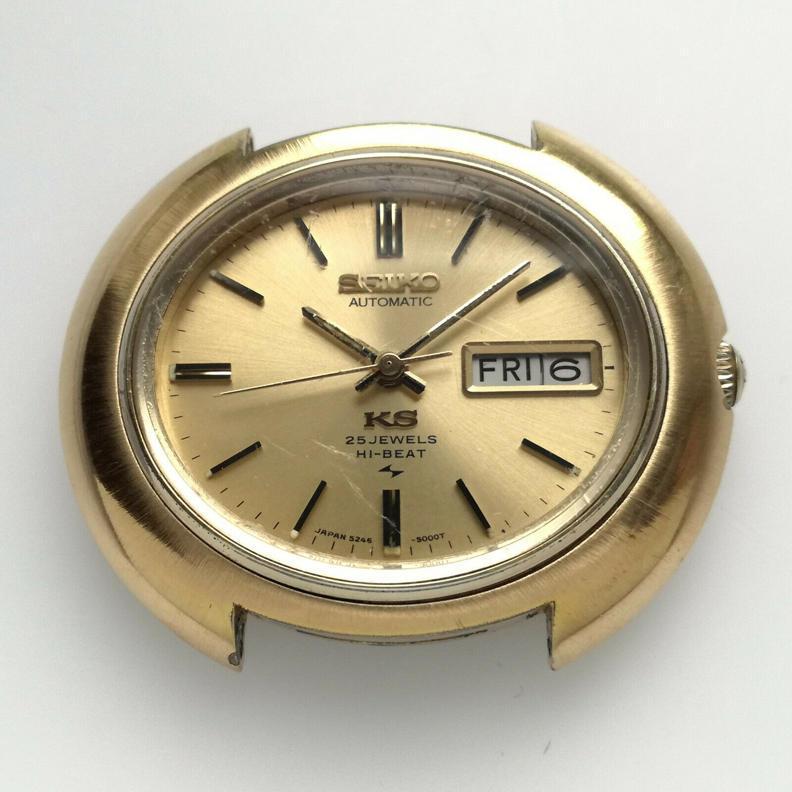 1972 Rare Men's King Seiko 'HI-BEAT' automatic Daini 52KS