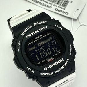 G Shock G Lide Multi Band 6 Atomic Tough Solar Tide Graph Gwx5700ssn 1 Blk White Watchcharts