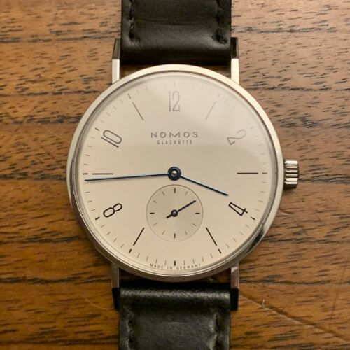 Nomos Tangente 139 Glasboden Sapphire Back 35mm WatchCharts