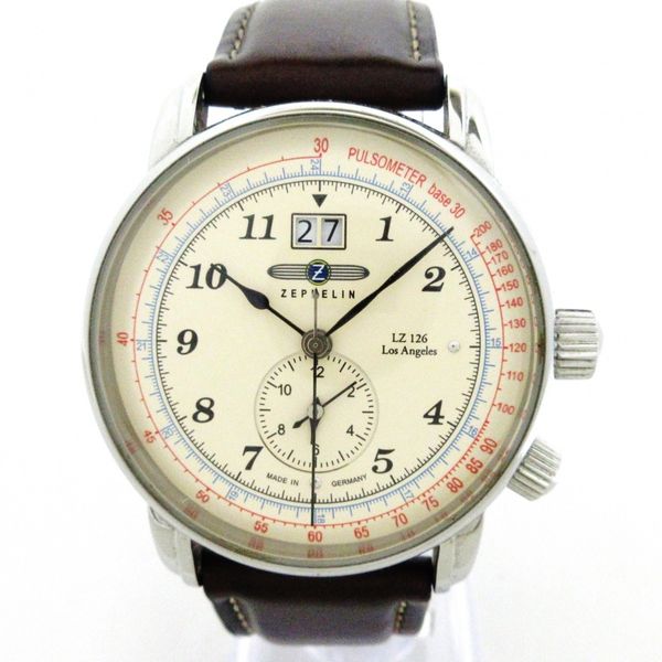 [New] [Used] ZEPPELIN Los Angeles Watch Ivory | WatchCharts Marketplace