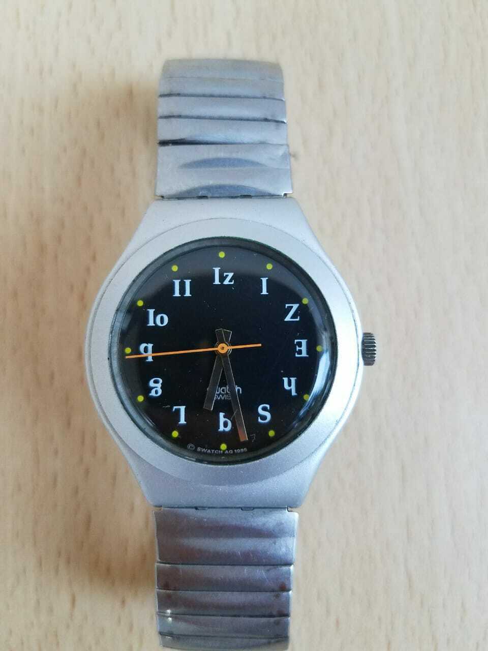 スウォッチ◆1995年 Swatch Irony「CRAZY ALPHABET」 1995 CRAZY ALPHABET YGS1004 Swatch Irony Vintage Watch | 90s