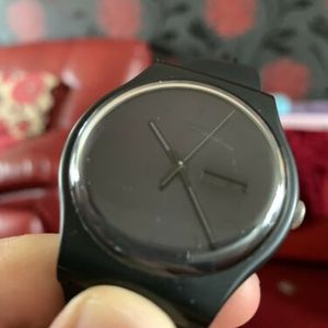 Black Men's SWATCH SR1130SW Swiss Made Watch | WatchCharts Marketplace
