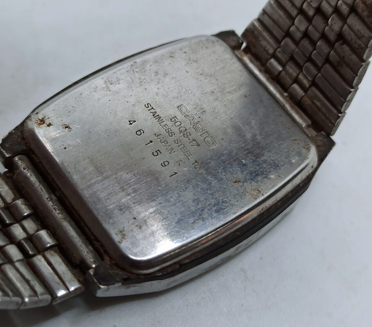 Vintage Casio Digital Alarm Quartz Japan 50QS-17 FOR PART/REPAIR