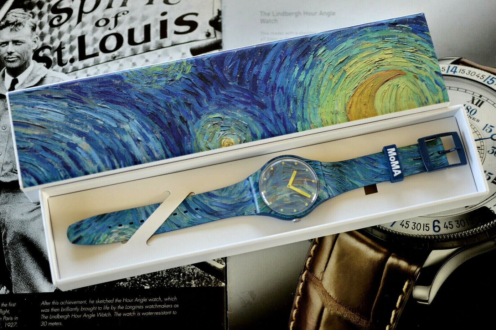 NEW in Box! Swatch MOMA STARRY NIGHT By VINCENT VAN GOGH Stunning