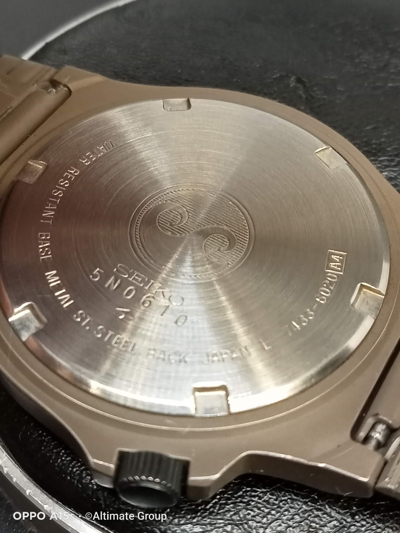 Collectible! Birthday Watch November 1985! Seiko 7433-6020 DAINI