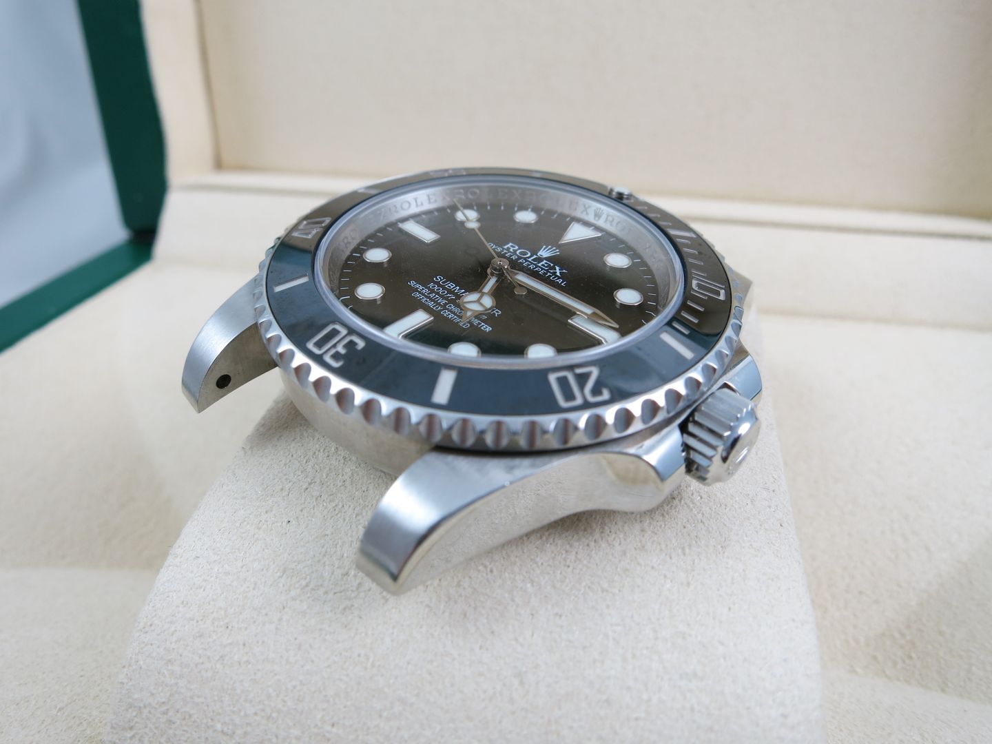 Fs Rolex submariner ceramic no date 114060 watch head only