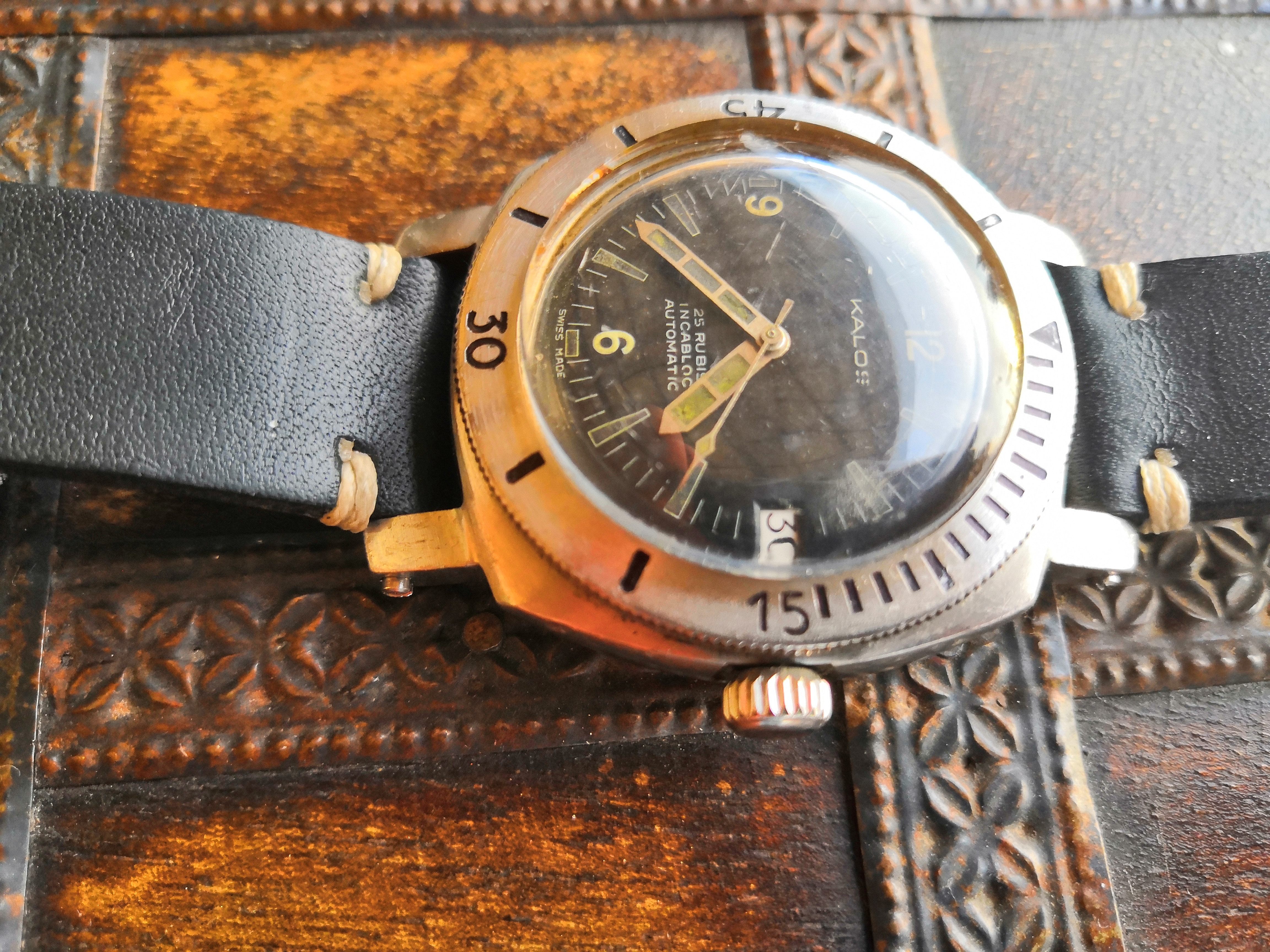 FS Vintage Kalos Baby Panerai 1000m diver WatchCharts Marketplace