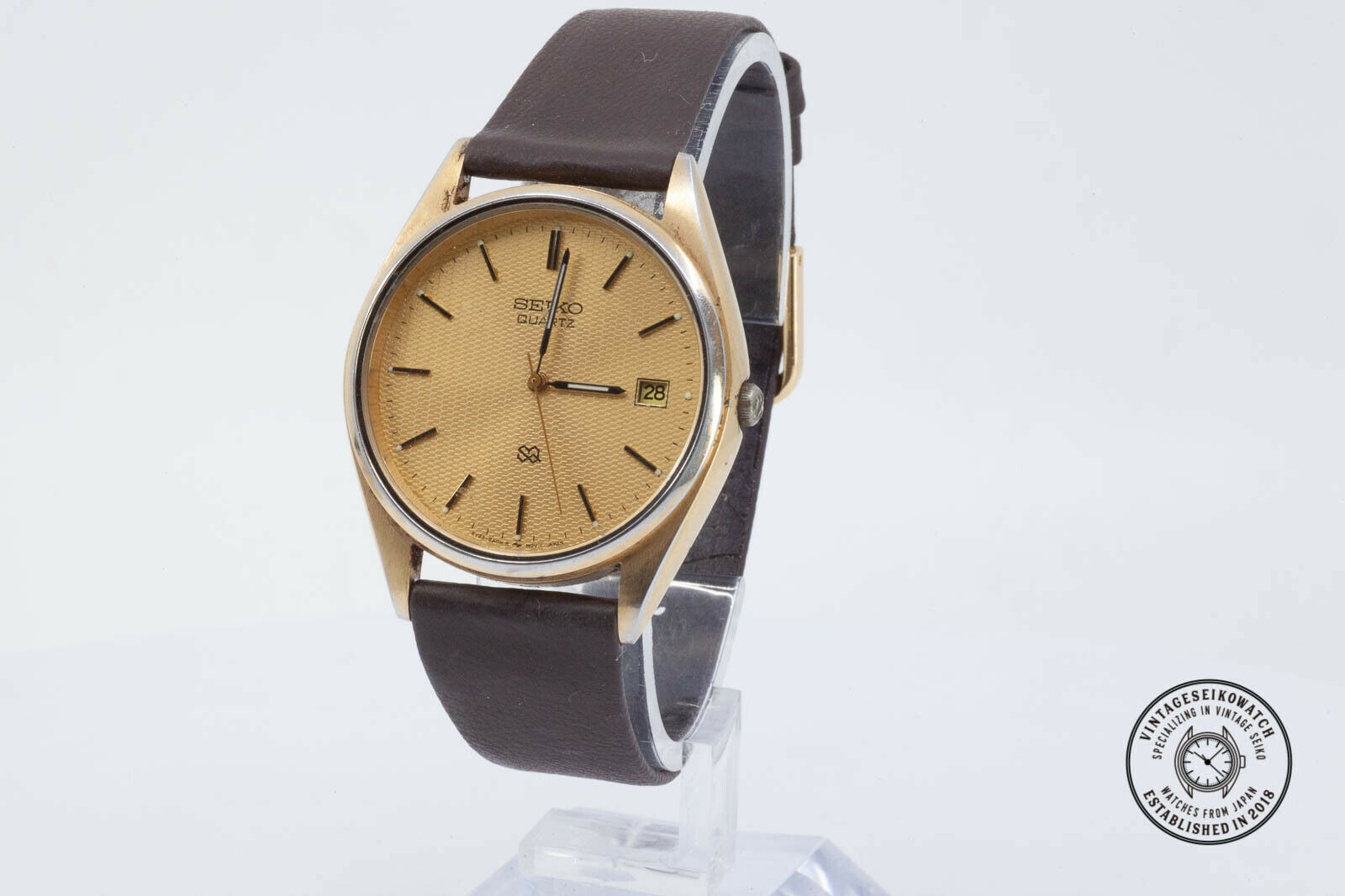 2025人気No.1の SQ QUARTZ SEIKO VINTAGE 5Y22-8A01 WatchCharts | WATCH MENS ジェルネイル・ネイルシール