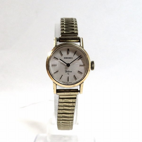 【希少・金張り】SEIKO Belfina 1120-0060 手巻き Seiko Belfina 1120-0060 Manual winding watch Watch Ladies Free