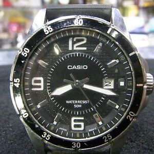 Pre Owned All Original CASIO MTP 1291 MAN S Huge 50M Diver Watch WatchCharts