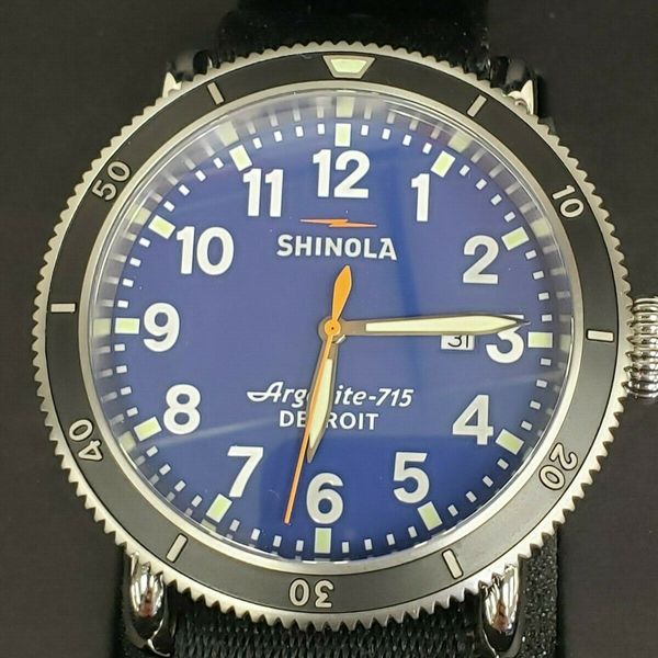 Shinola Argonite 715 Detroit 48mm Stainless Steel Men