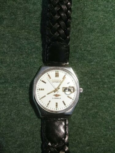★Nippon Express❣️昭和のCITIZEN automatic★稼働❣️ Citizen Chronometer 36mm Silver Dial 28J Auto W/Calendar
