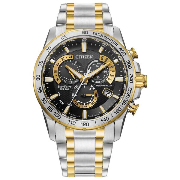 Citizen Sport Luxury Chronograph Stainless Steel Two-Tone Men's Watch ...