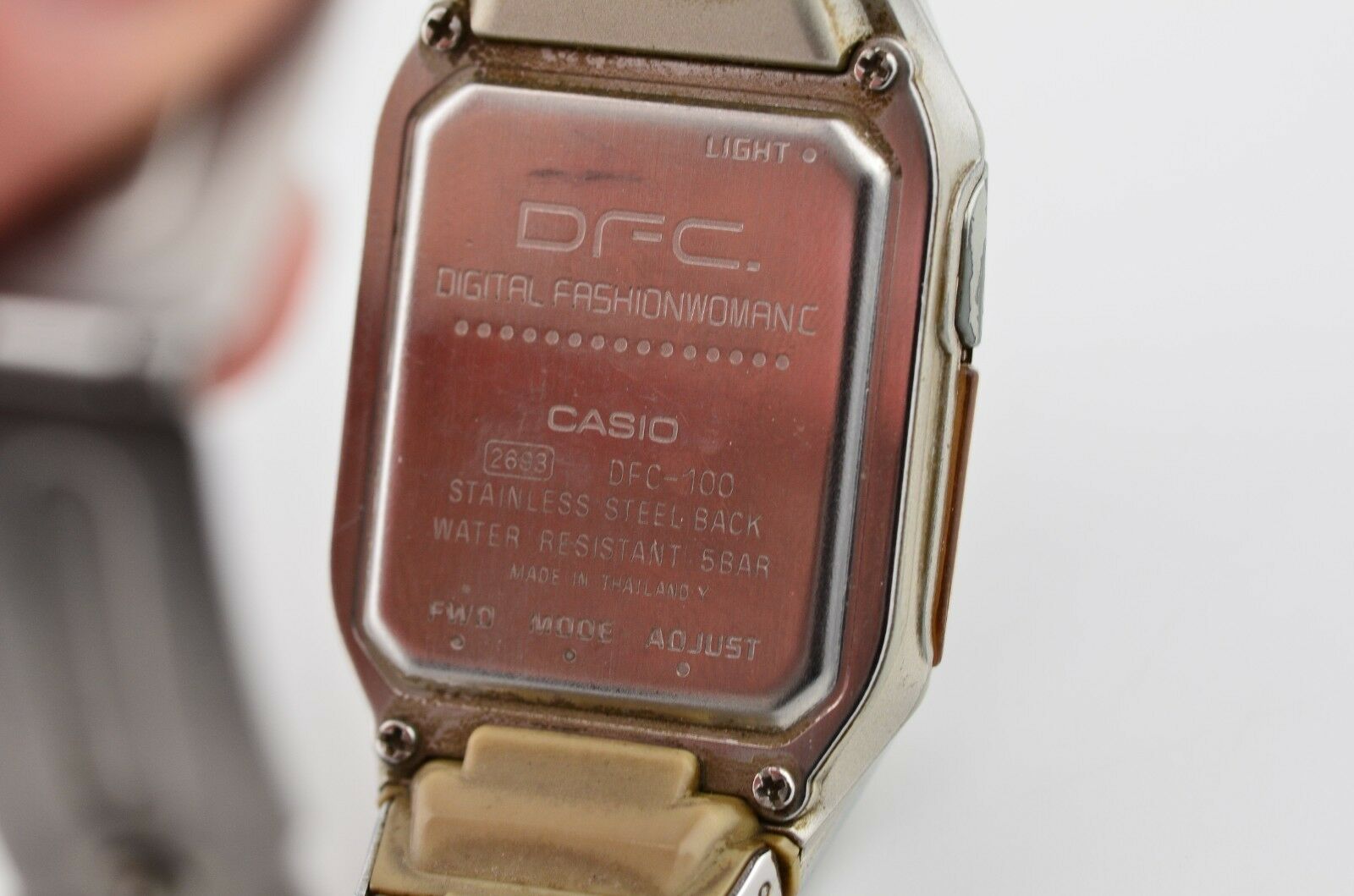 Vintage Casio Wave Ceptor Digital Quartz Watch DFC-100 2693 JDM 