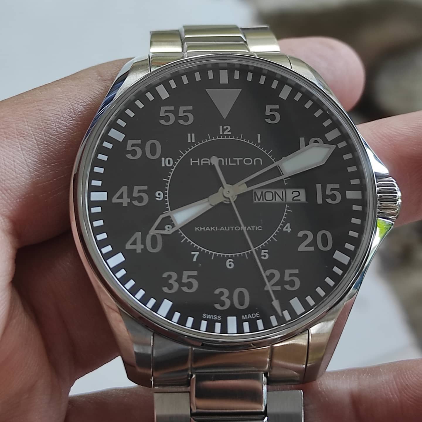 Hamilton Pilot Hamilton H647150 Hamilton Khaki Aviation Pilot 
