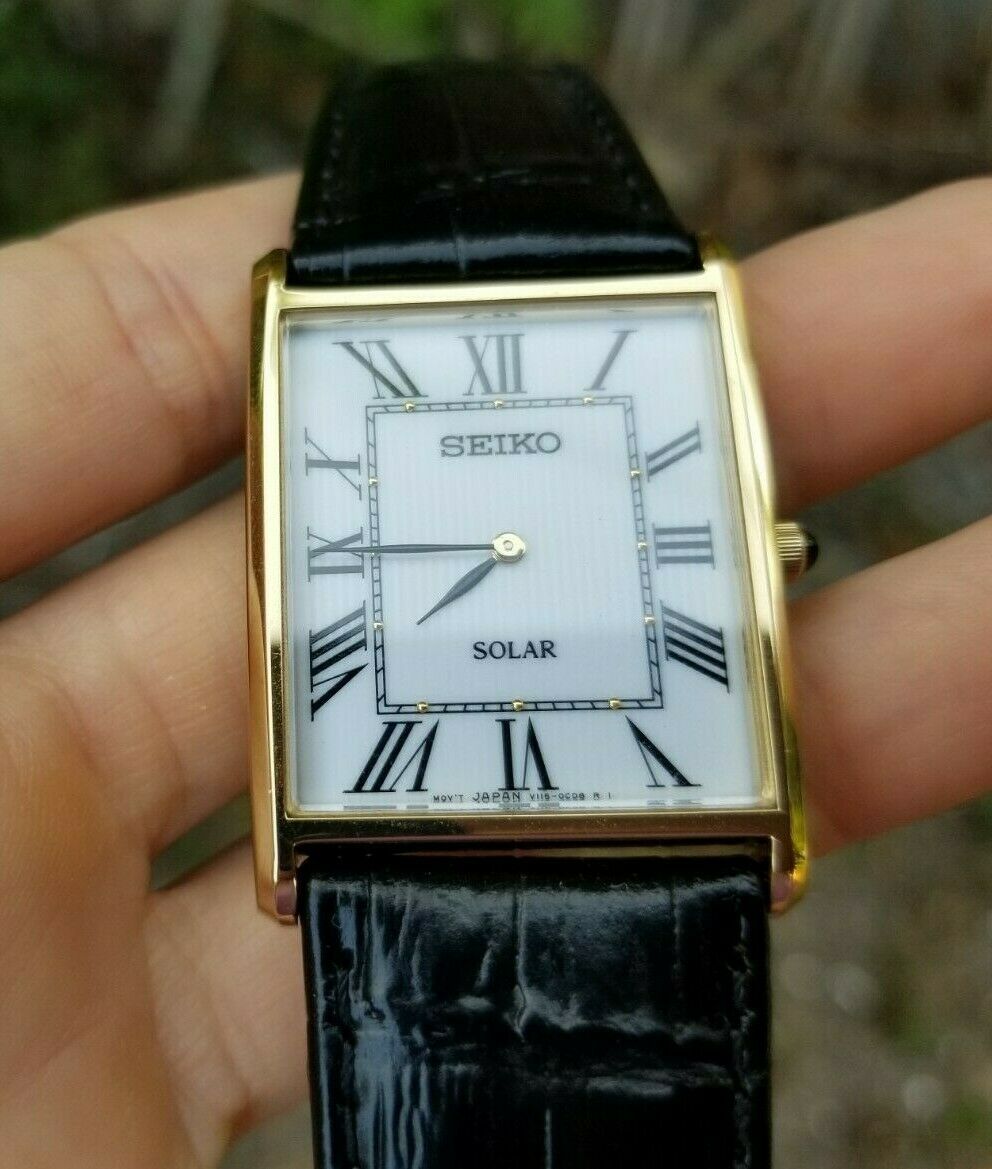 seiko men's sup880 analog display japanese quartz black watch