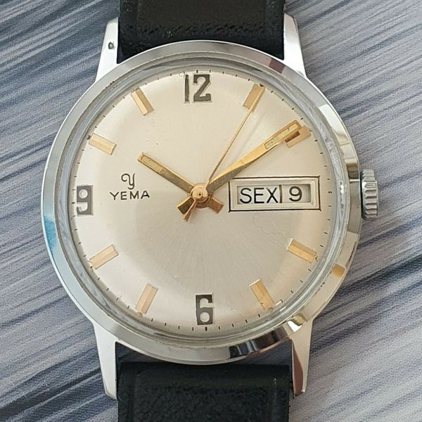 Vintage Yema Dress Watch Manual wind NOS From the early 70s