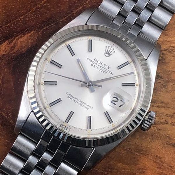 FS: 1972 Rolex Datejust 1601 Silver Dial | WatchCharts