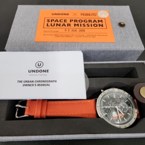 Undone snoopy 2024 lunar mission chronograph