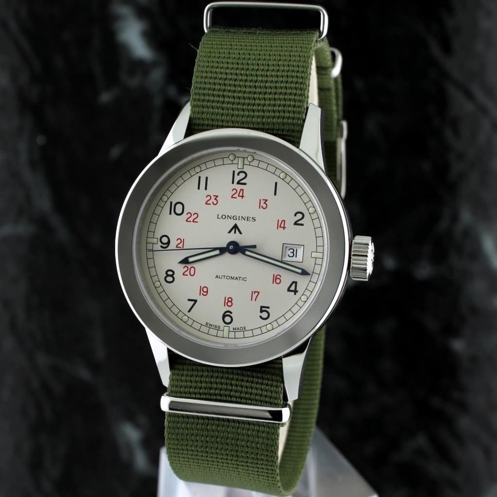 fs mint LONGINES Heritage Military COSD 40mm Automatic L2.832.4