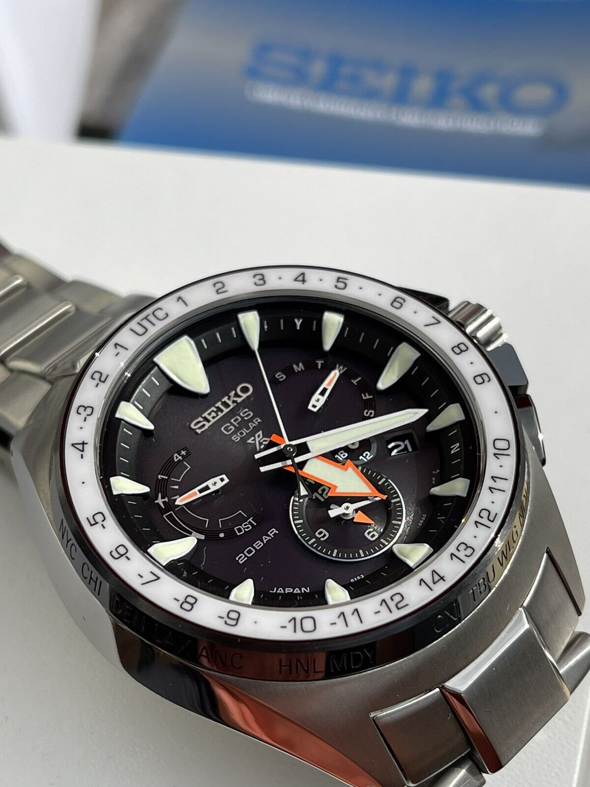 1 100 USD SEIKO Propex GPS SBED003 Marine Master Ocean Cruiser RARE WatchCharts Marketplace