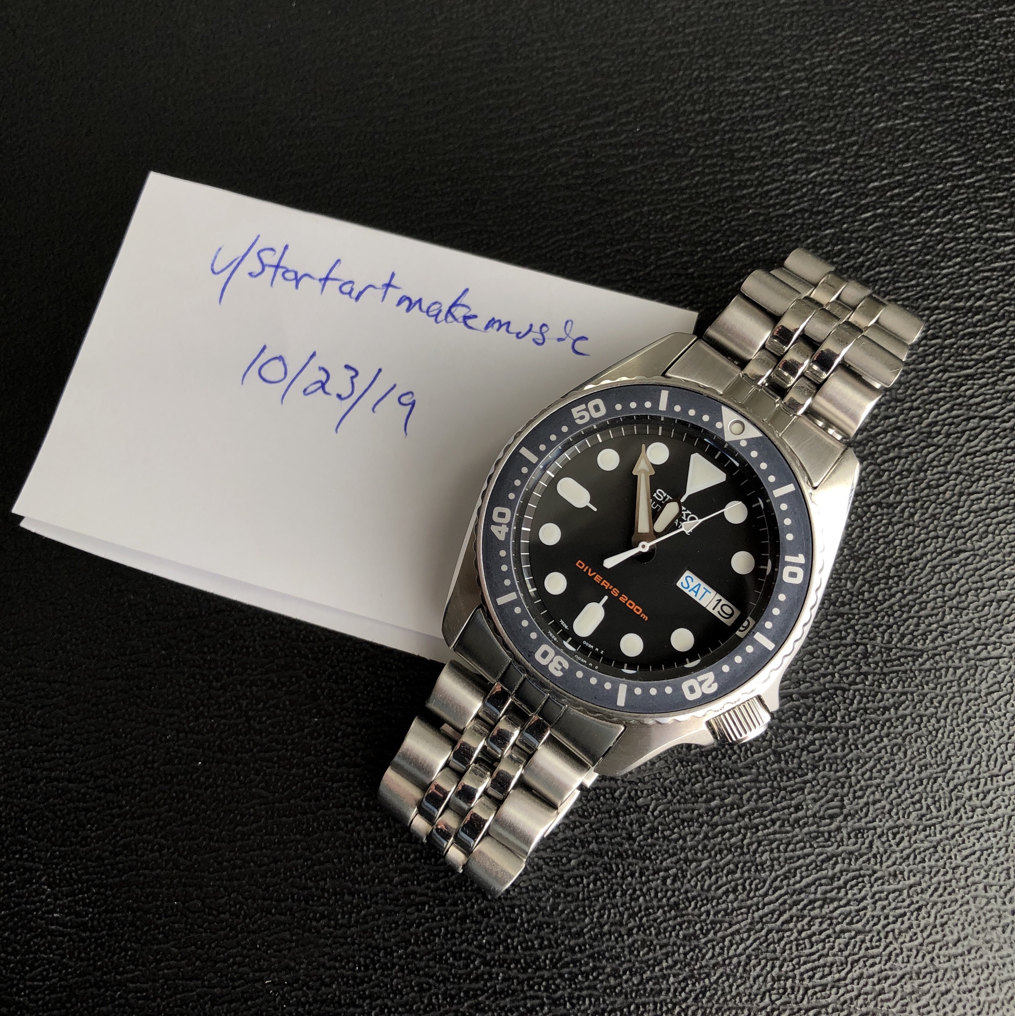 Seiko skx013 clearance bezel