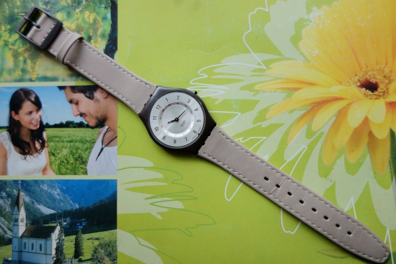 Vintage Swatch Skin DESERTIC SFC100 1997 Ultra thin Swiss Unisex 