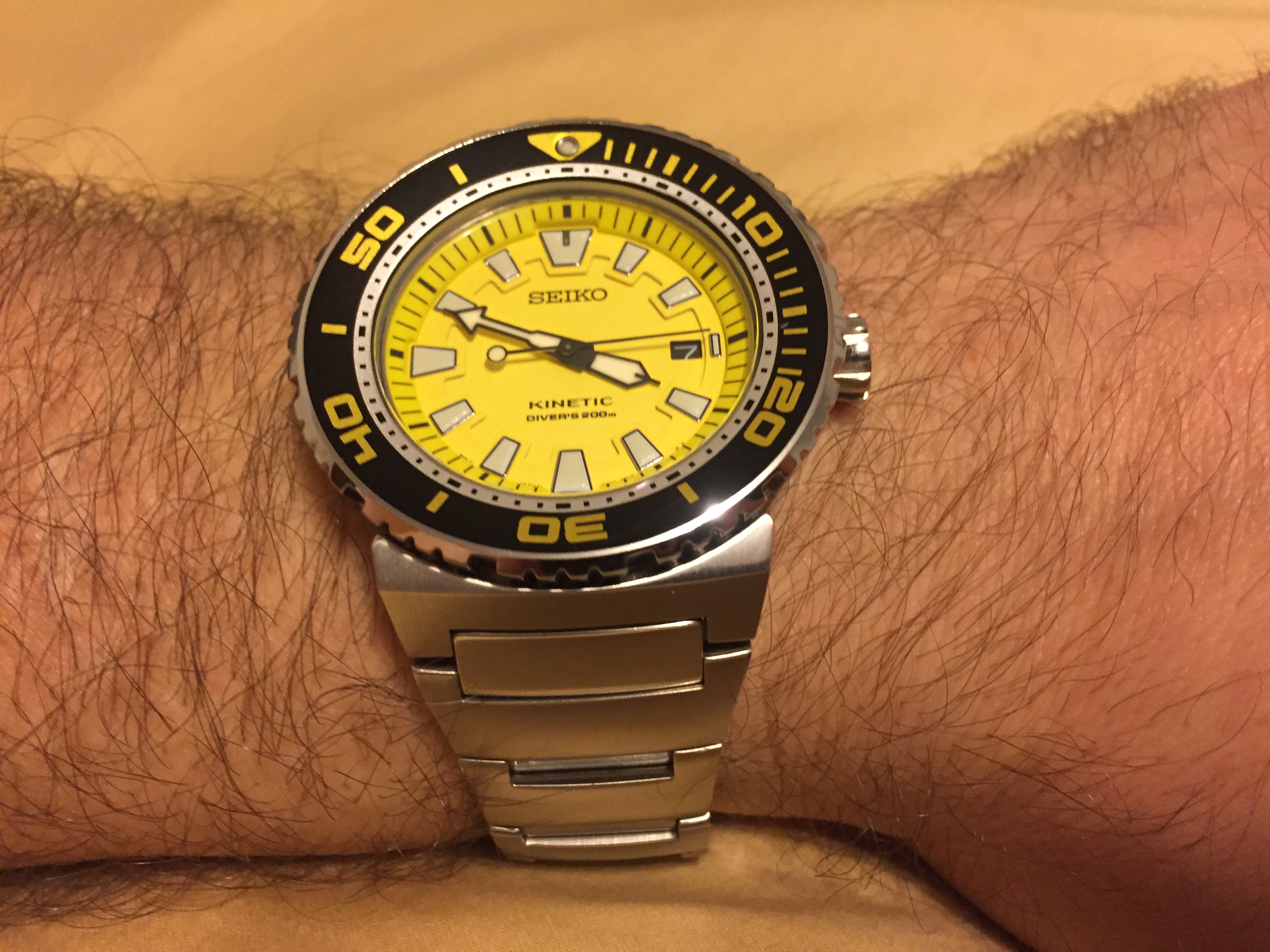 LNIB: SEIKO CAESAR COMPLETE PAPERWORK AND STAMPED WARRANTY CARD