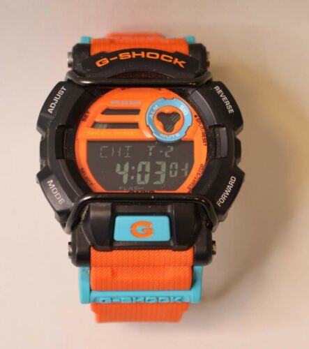 CASIO G-SHOCK 3434 GD-400DN SHOCK RESIST MEN'S WATCH - ORANGE/TEAL