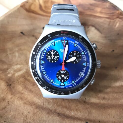 Swatch irony chrono top aluminium 1999