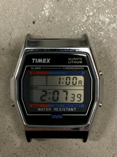 timex quartz lithium digital watch