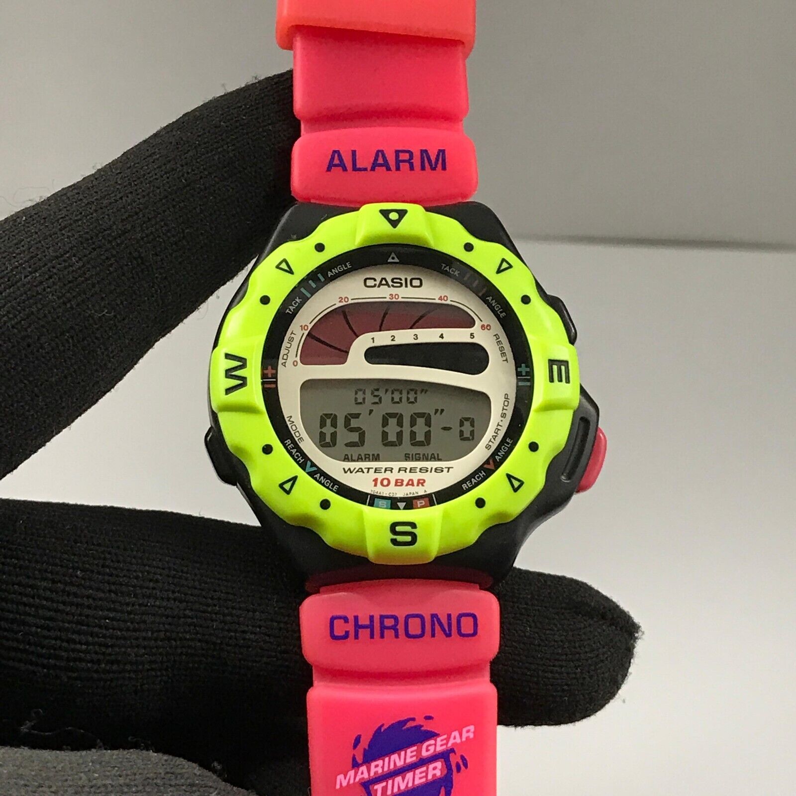 Vintage Casio SUF-120 Surfing Timer Sports Digital 1980s Japan Men 
