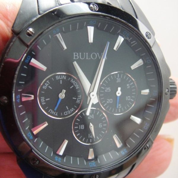 Bulova 98C121 Multifunction Black Classic Men's Watch | WatchCharts ...