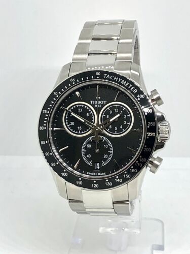 Tissot Chronograph Mens Watch Stainless Steel Sapphire Crystal