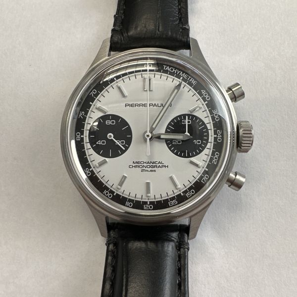 [$150 USD] Panda dial Merkur Pierre Paulin Seagull Chronograph ...