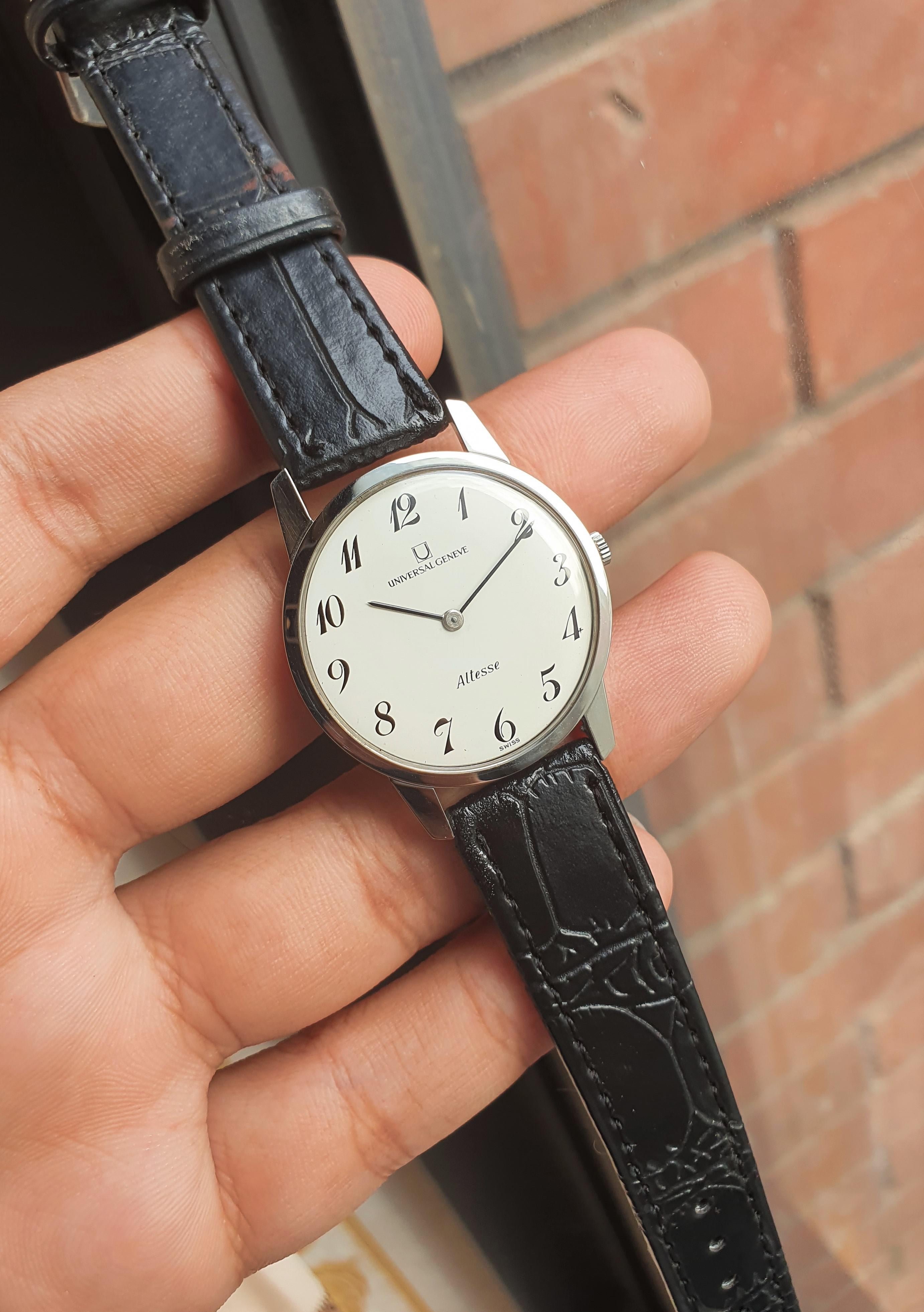 WTS] Universal Genève Altesse White Dial 70's SERVICED Swiss