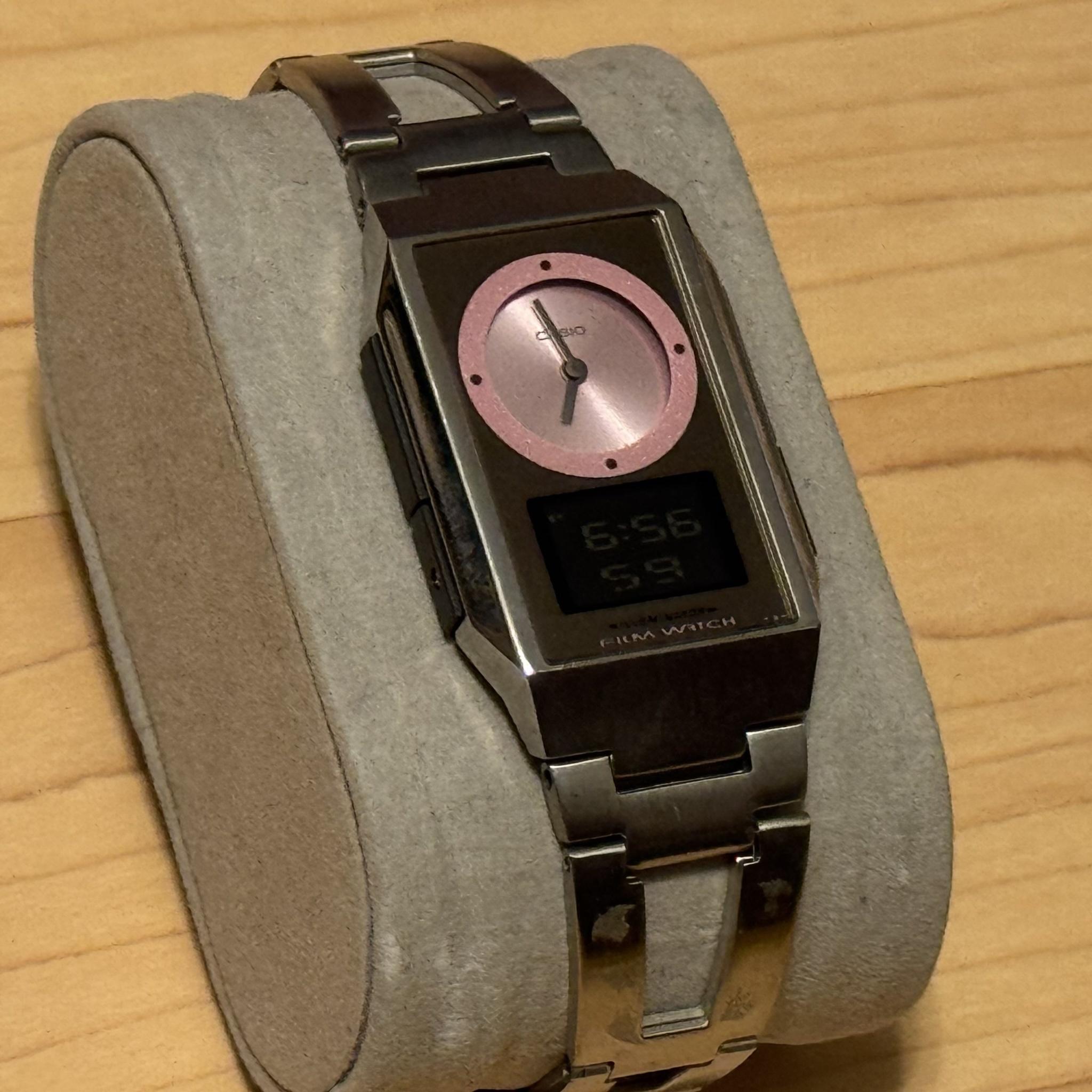 WTS] Casio FS-100 Dual Time Film Watch Analog Digital 2337