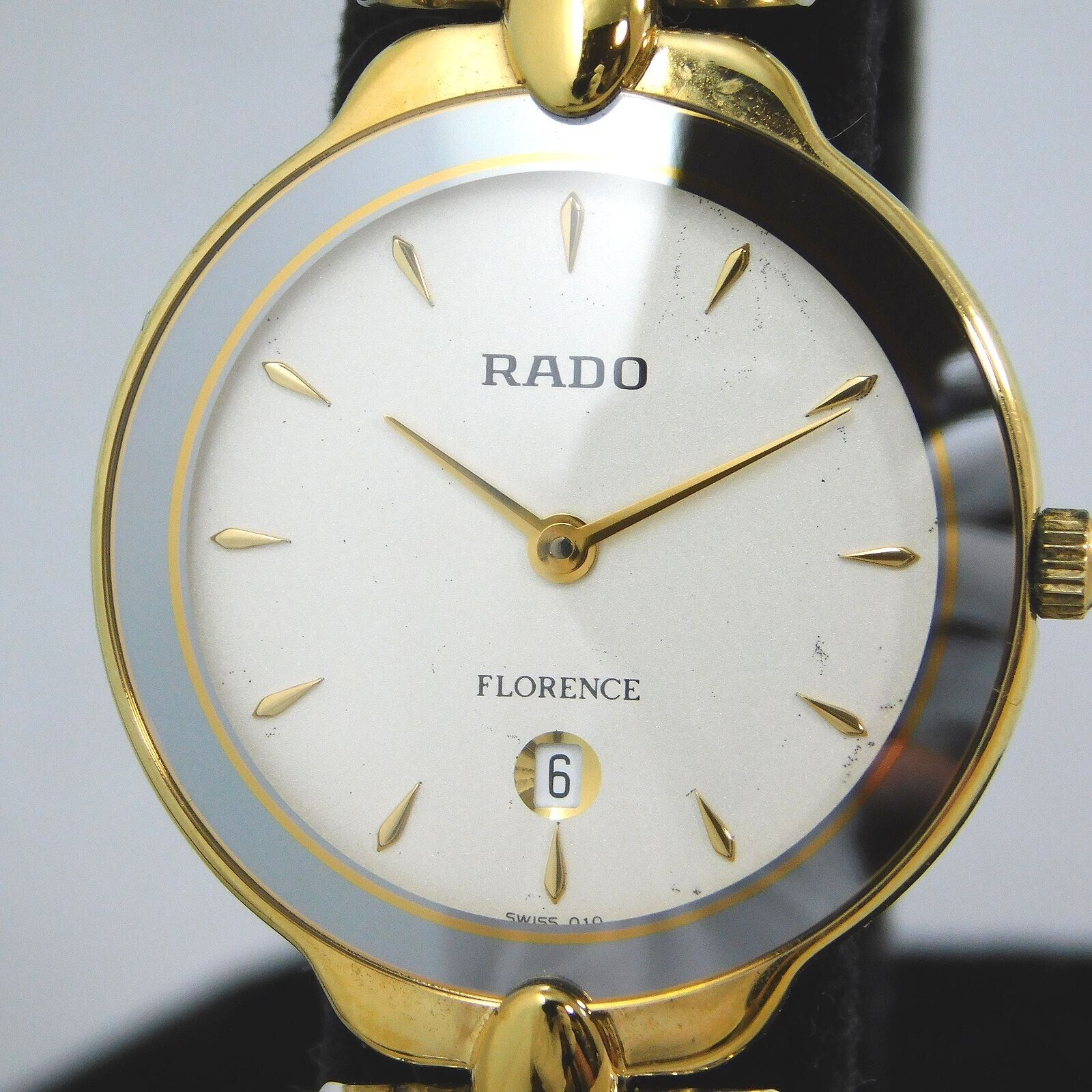 RADO Florence 160.3664.2 レディース 腕時計 ゴールド RADO FLORENCE 160.3664.2 DATE GOLD SILVER BOY'S VINTAGE WATCH