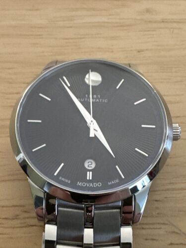 Movado 1881 best sale automatic blue