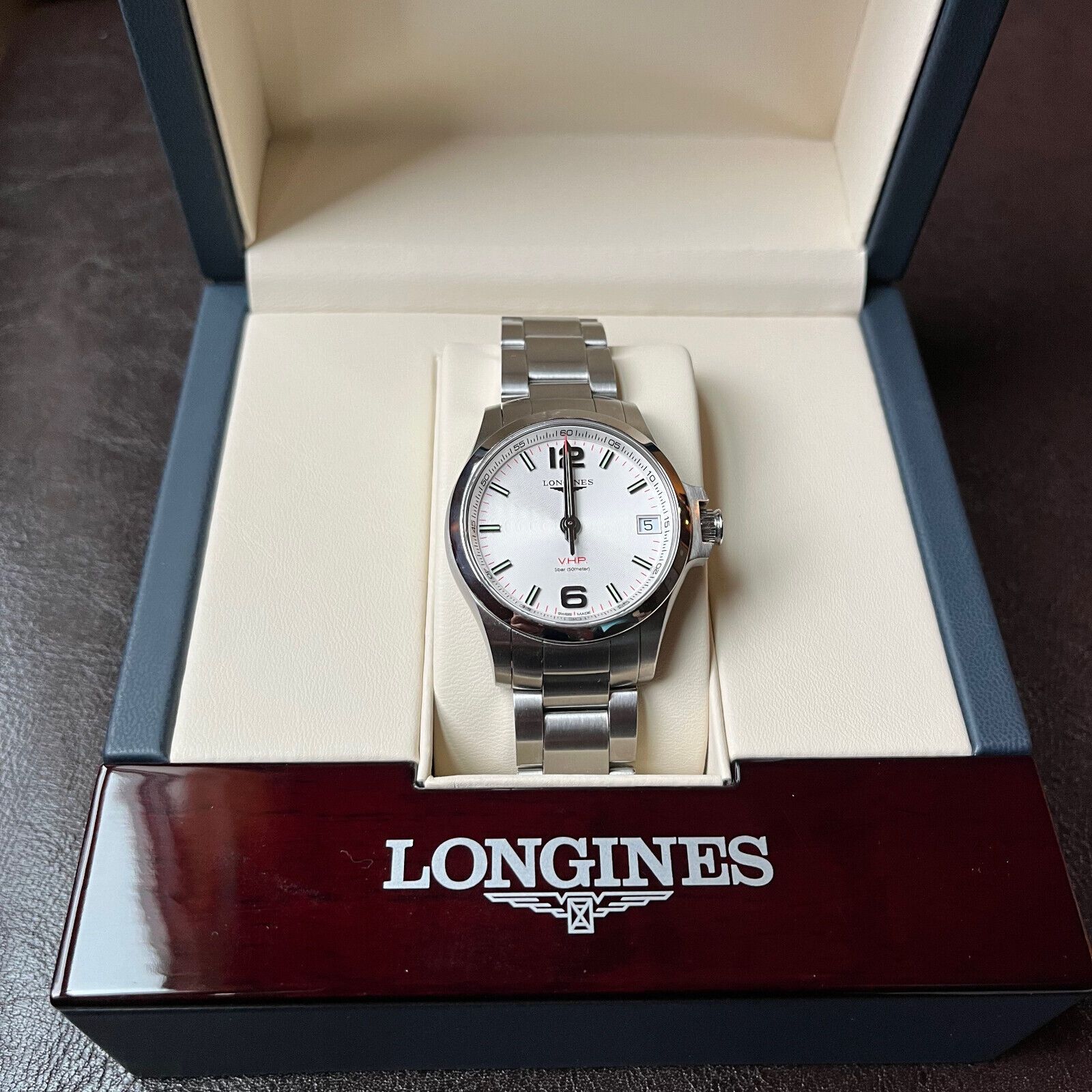 Longines Conquest V.H.P. 36 Quartz L3.316.4.76