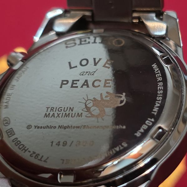 Seiko x Trigun Maximum - Vash the Stampede 149/300 Limited Anime