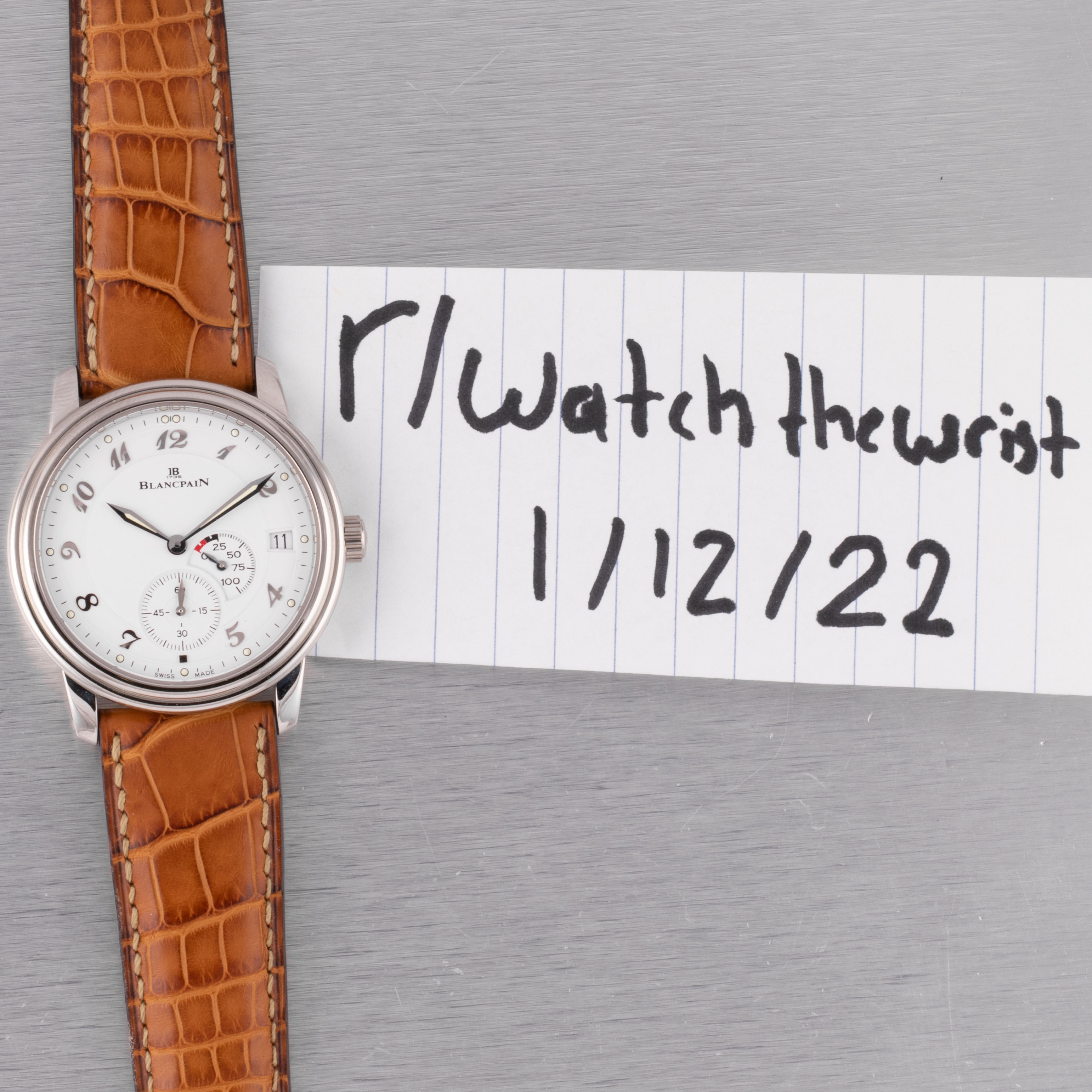 WTS WTT Blancpain Villeret Ultra Slim Power Reserve 36mm Watch