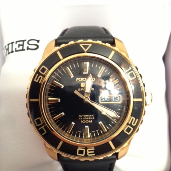 FS: Seiko SNZH60K1 with DiModell Calf Skin & Gold deployant buckle ...