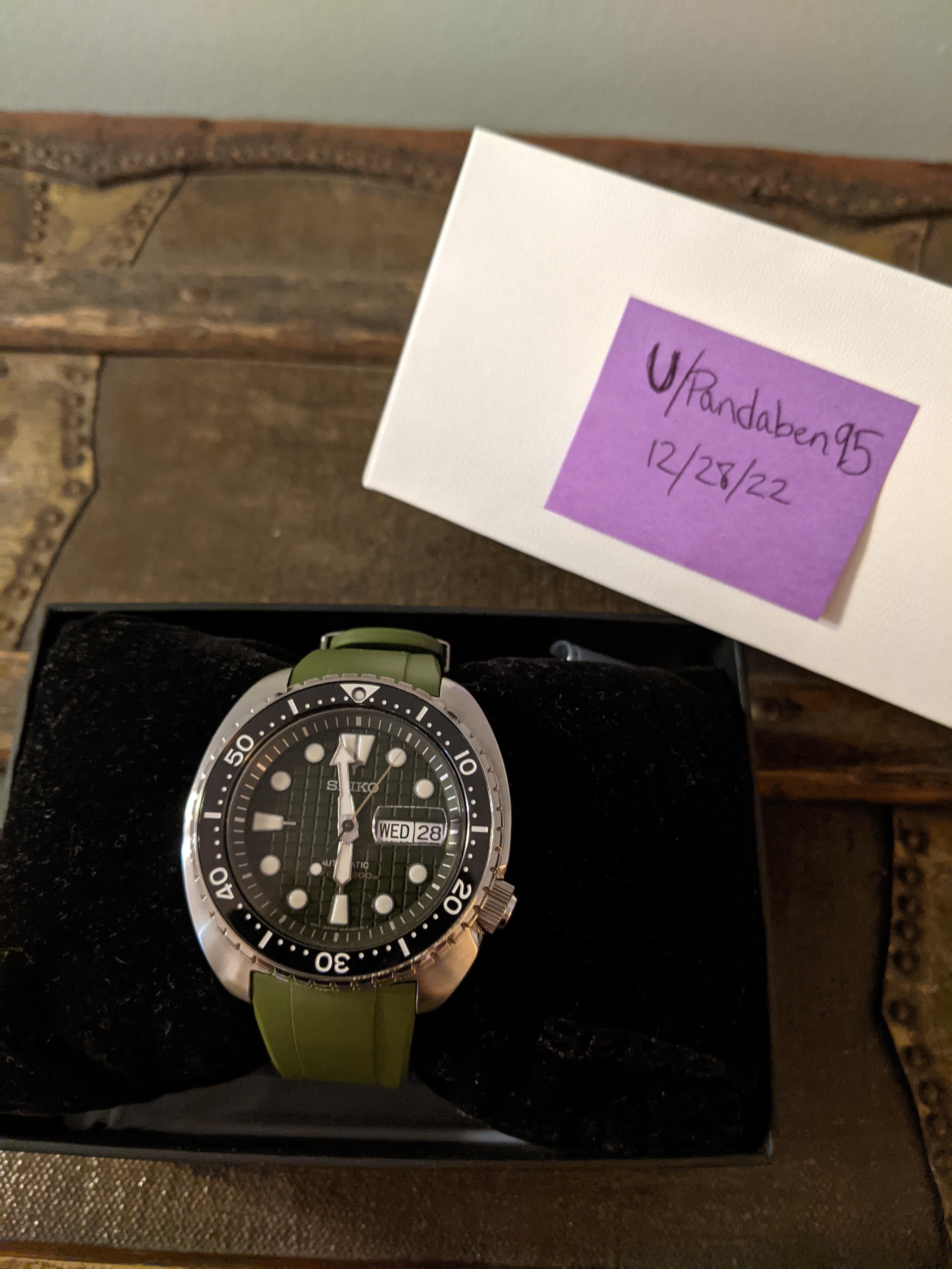 WTS] Seiko King Turtle SRPE05 +Bracelet/Silicone/Crafter Blue Rubber